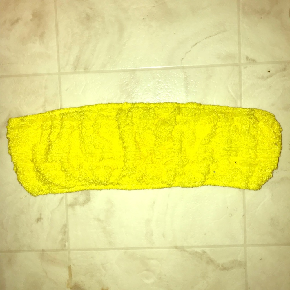 Yellow lace bandeau size L